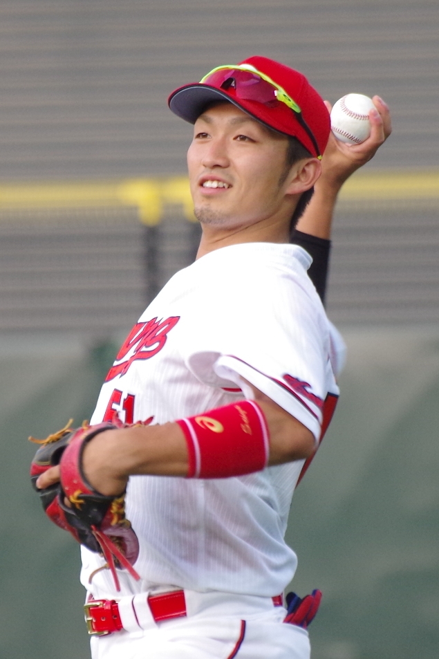 鈴木誠也 広島カープ 神っている男の彼女や今季成績を予想
